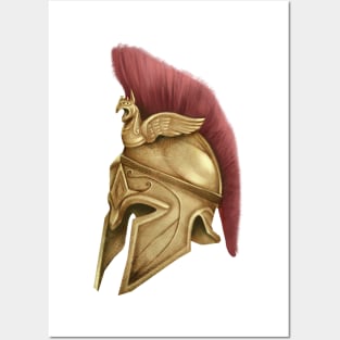 Assasin's Creed Odyssey Spartan helmet Posters and Art